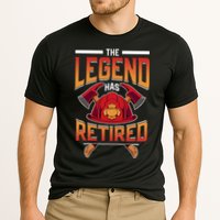 The Legend Has Retired Firefighter Fire Fighter Retirement Cooling Performance Crew T-Shirt