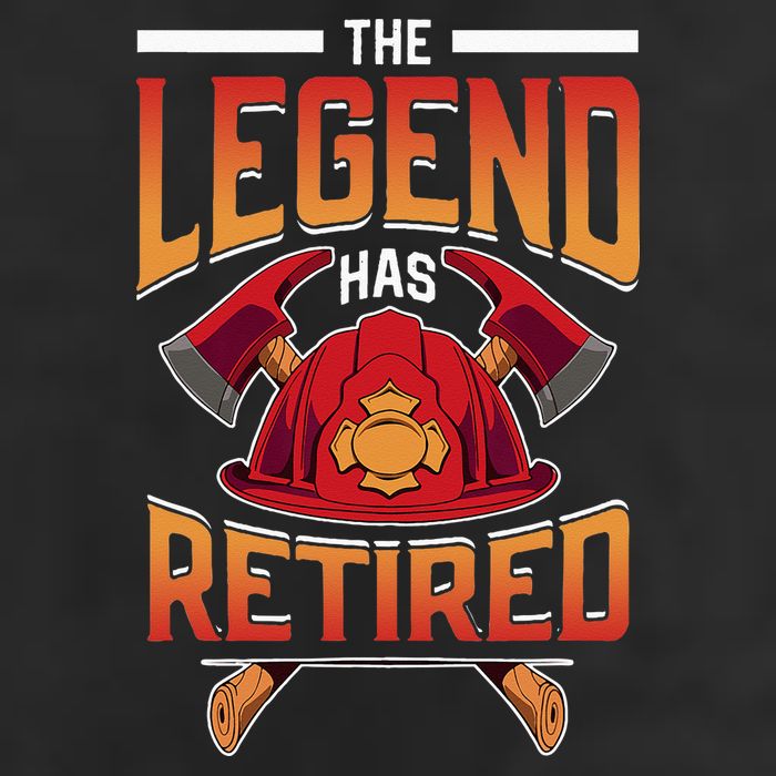 The Legend Has Retired Firefighter Fire Fighter Retirement Adult Drive Performance Visor
