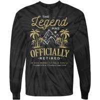 The Legend Has Retired Consulting Fee Veteran Consultant Tie-Dye Long Sleeve Shirt