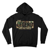 The Legend Has Retired Army Veteran Gift Hoodie