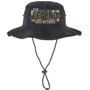 The Legend Has Retired Army Veteran Gift Legacy Cool Fit Booney Bucket Hat