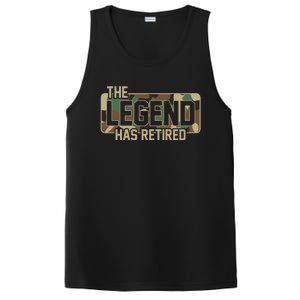 The Legend Has Retired Army Veteran Gift PosiCharge Competitor Tank