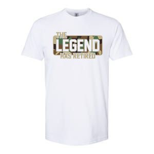 The Legend Has Retired Army Veteran Gift Softstyle CVC T-Shirt