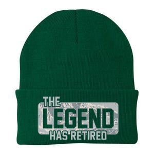 The Legend Has Retired Air Force Veteran Gift Knit Cap Winter Beanie