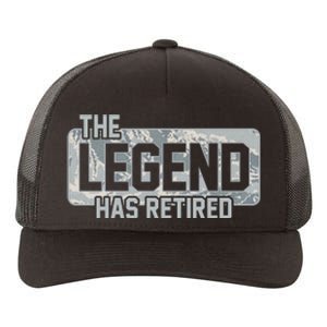 The Legend Has Retired Air Force Veteran Gift Yupoong Adult 5-Panel Trucker Hat