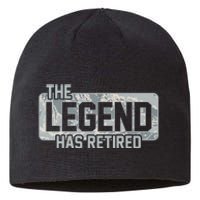 The Legend Has Retired Air Force Veteran Gift Sustainable Beanie