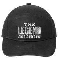 The Legend Has Retired 7-Panel Snapback Hat
