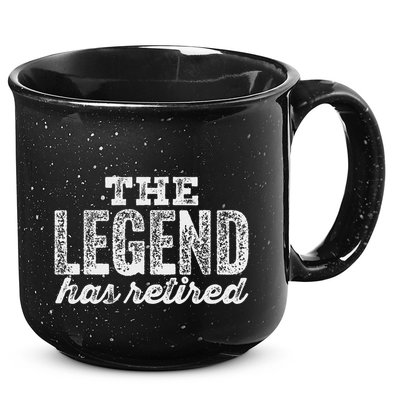 The Legend Has Retired 15oz Campfire Ceramic Mug