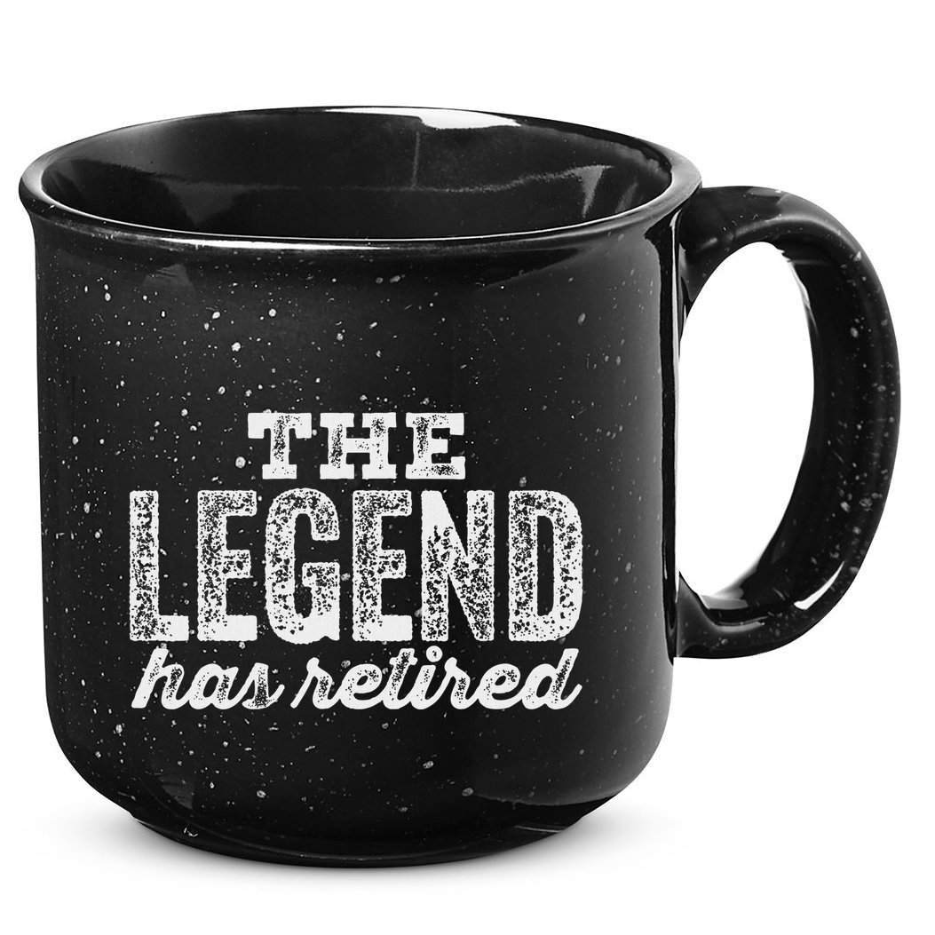 The Legend Has Retired 15oz Campfire Ceramic Mug