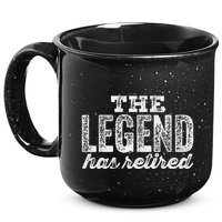 The Legend Has Retired 15oz Campfire Ceramic Mug