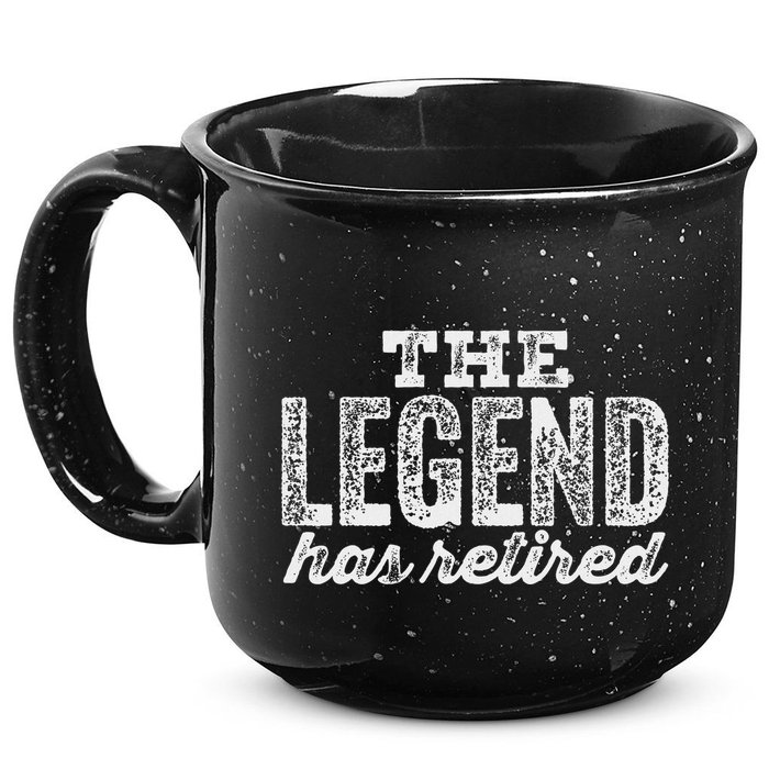The Legend Has Retired 15oz Campfire Ceramic Mug
