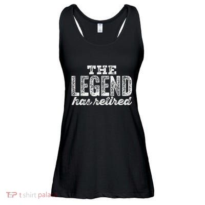 The Legend Has Retired Ladies Essential Flowy Tank