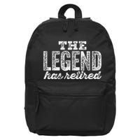 The Legend Has Retired 16 in Basic Backpack