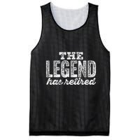 The Legend Has Retired Mesh Reversible Basketball Jersey Tank