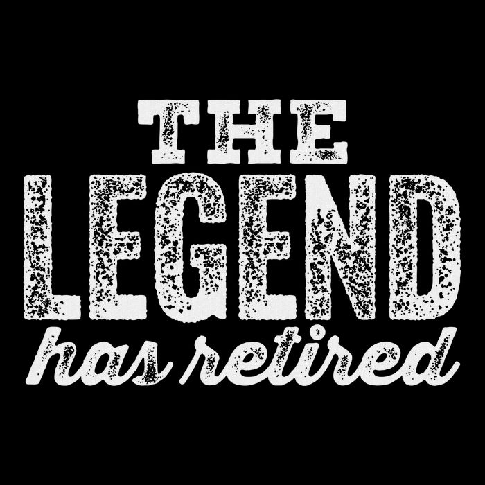 The Legend Has Retired Youth Performance Sprint T-Shirt