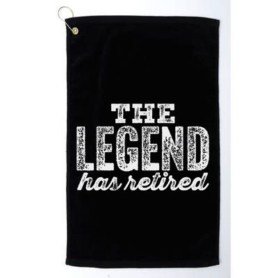 The Legend Has Retired Golf Towel