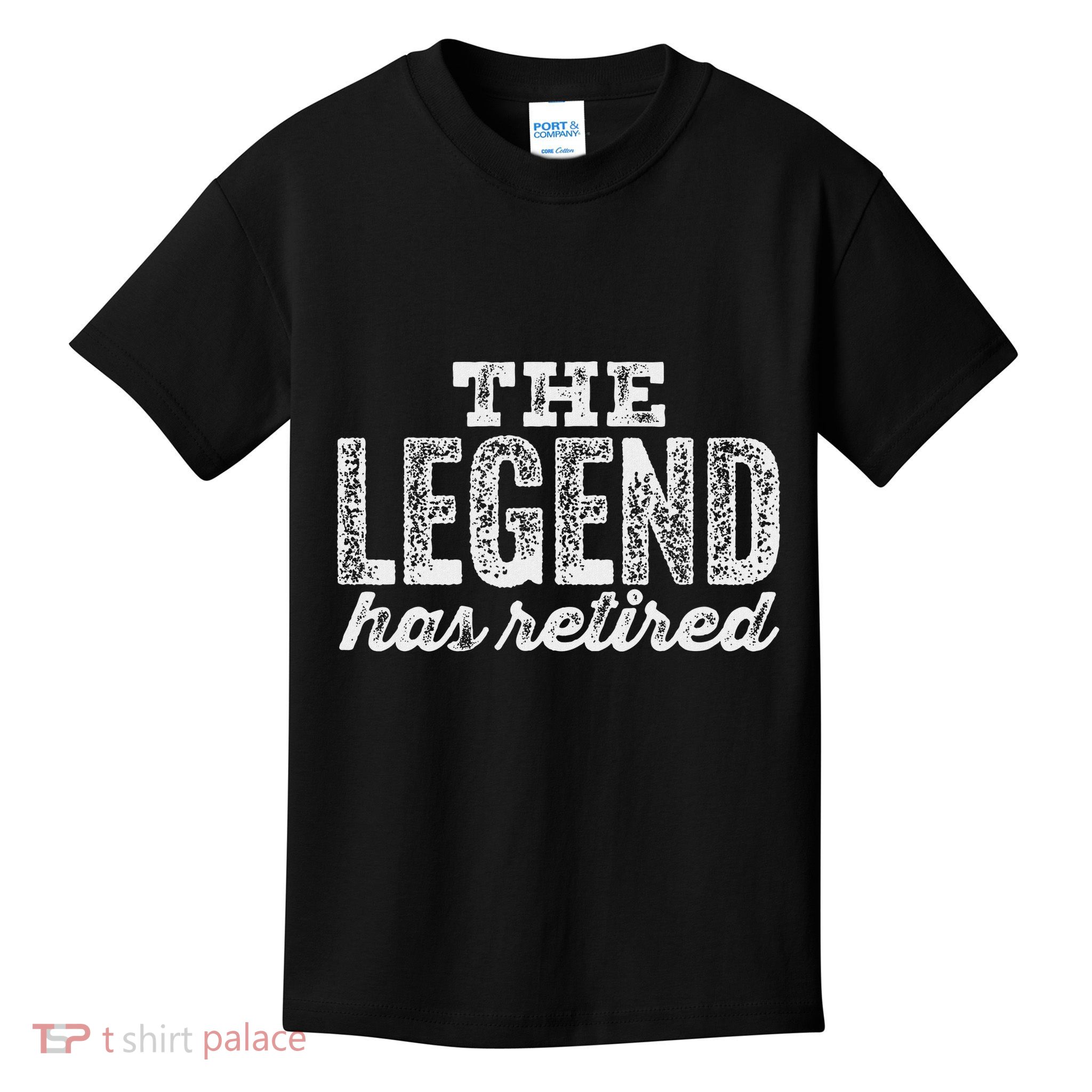 The Legend Has Retired Kids T-Shirt