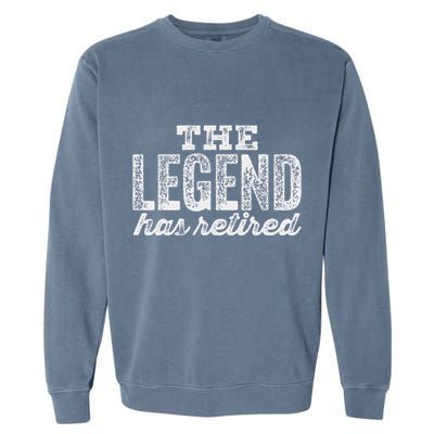 The Legend Has Retired Garment-Dyed Sweatshirt