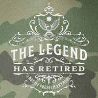 The Legend Has Retired Not My Problem Anymore Legacy Tie Dye Trucker Hat