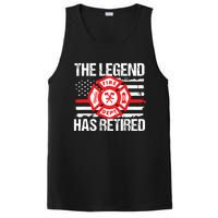 The Legend Has Retired Firefighter Retirement Party Gift PosiCharge Competitor Tank