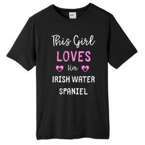 This Loves Her Irish Water Spaniel Gift Tall Fusion ChromaSoft Performance T-Shirt