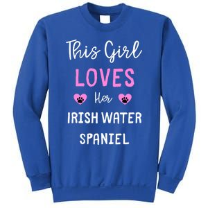 This Loves Her Irish Water Spaniel Gift Sweatshirt