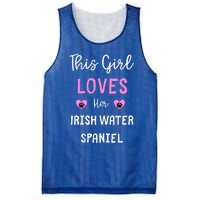 This Loves Her Irish Water Spaniel Gift Mesh Reversible Basketball Jersey Tank