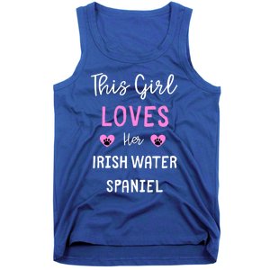 This Loves Her Irish Water Spaniel Gift Tank Top