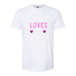 This Loves Her Irish Water Spaniel Gift Softstyle CVC T-Shirt