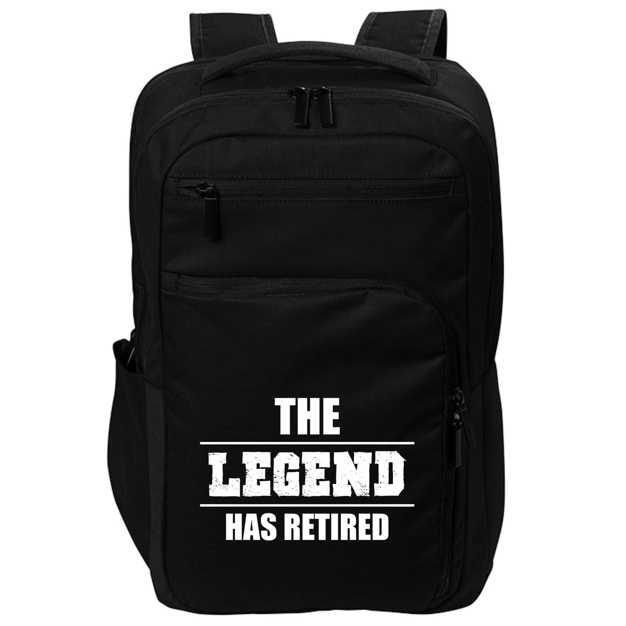 The Legend Has Retired Gift Impact Tech Backpack