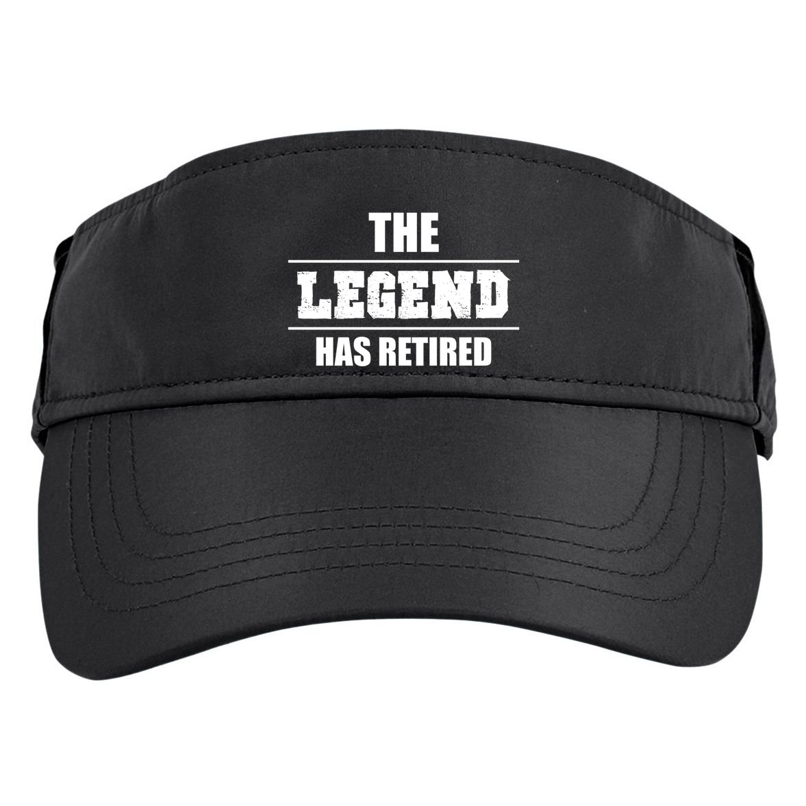 The Legend Has Retired Gift Adult Drive Performance Visor