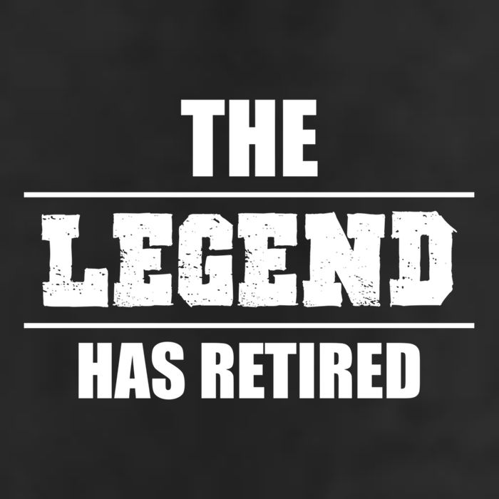 The Legend Has Retired Gift Adult Drive Performance Visor