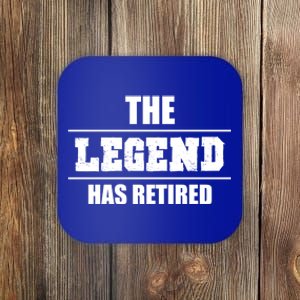 The Legend Has Retired Gift Coaster