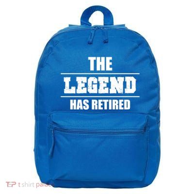 The Legend Has Retired Gift 16 in Basic Backpack