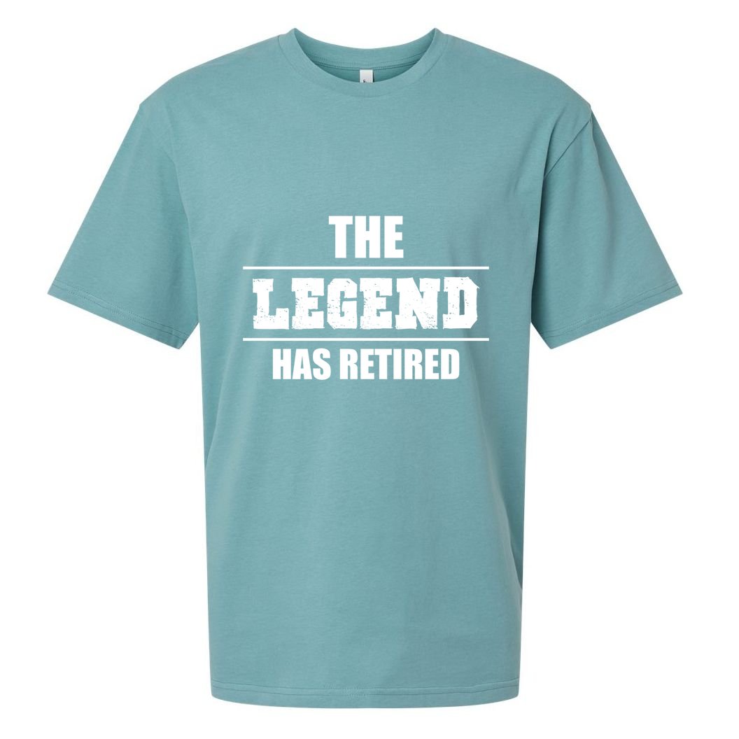 The Legend Has Retired Gift Sueded Cloud Jersey T-Shirt