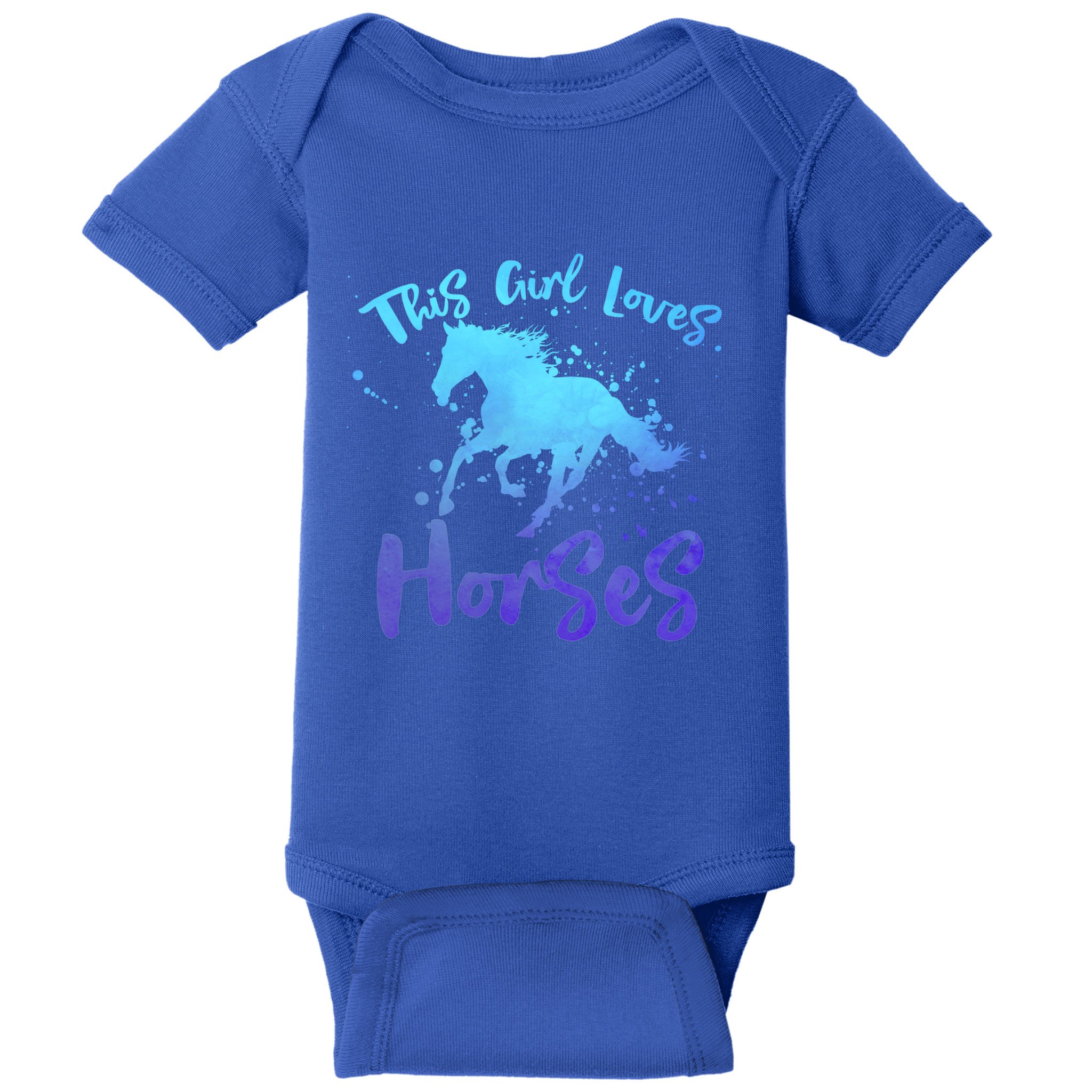 This Loves Horses Horseback Riding Equestrian Rider Mom Gift Baby Bodysuit