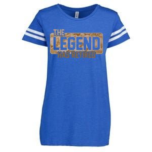 The Legend Has Retired Marine Veteran Marine Corps Enza Ladies Jersey Football T-Shirt