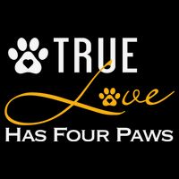 True Love Has Four Paws Funny Dogs Cats Valentine Gift Impact Tech Backpack