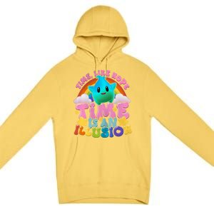 Time Like Hope Time Is An Illusion Lumalee Blue Luma Star Premium Pullover Hoodie