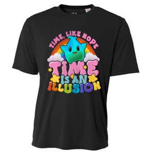 Time Like Hope Time Is An Illusion Lumalee Blue Luma Star Cooling Performance Crew T-Shirt