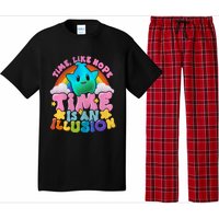 Time Like Hope Time Is An Illusion Lumalee Blue Luma Star Pajama Set