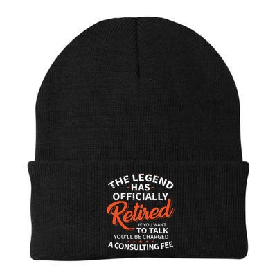 The Legend Has Retired Men Officer Officially Retirement Beanie