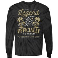 The Legend Has Retired Consulting Fee Veteran Consultant Tie-Dye Long Sleeve Shirt