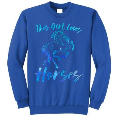 This Loves Horses Equestrian Rider Horseback Riding Mom Gift Sweatshirt