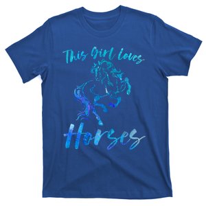 This Loves Horses Equestrian Rider Horseback Riding Mom Gift T-Shirt