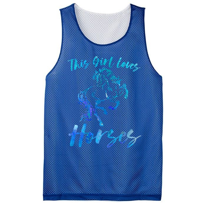 This Loves Horses Equestrian Rider Horseback Riding Mom Gift Mesh Reversible Basketball Jersey Tank