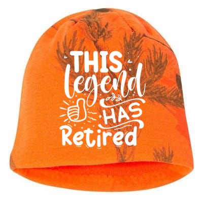 This Legend Has Retired Cute Gift Kati - Camo Knit Beanie