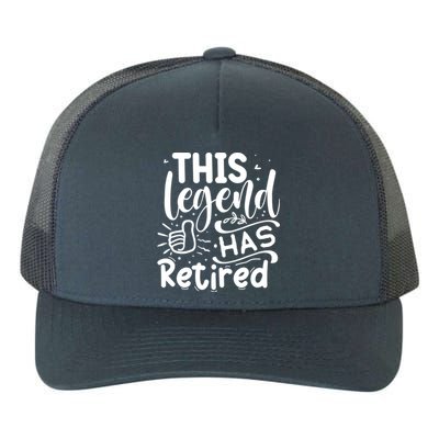 This Legend Has Retired Cute Gift Yupoong Adult 5-Panel Trucker Hat