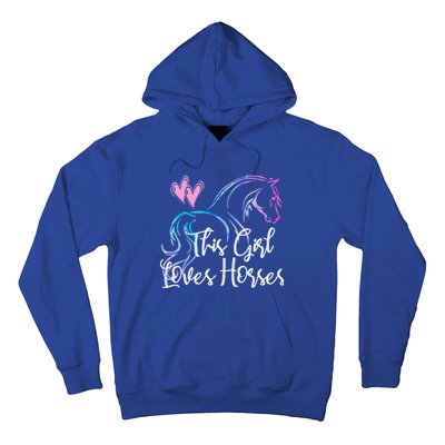 This Loves Horses Horseback Riding Equestrian Rider Mom Great Gift Hoodie