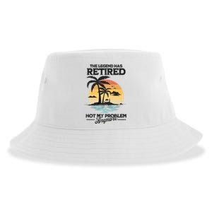 The Legend Has Retired Not My Problem Anymore Sustainable Bucket Hat